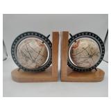 Globe bookends