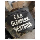 Medium long military pants, military gear and