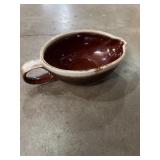 McCoy Pottery USA gravy boat, model 7128.