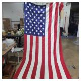 50 star Valley forge Co. Fabric American flag,