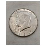 1964 Kennedy half dollar