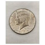 1967 Kennedy half dollar