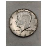 1964 Kennedy half dollar