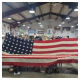 48 star fabric American flag couple of spot with
