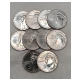 10.   2026 Liberty  half dollars