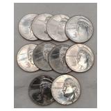 10.   2026 Liberty  half dollars