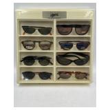 Performance Eyewear display case w/ 8 NEW