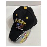 New black Veteran hat