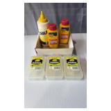 Plano stowaway boxes & marking chalk, Irwin