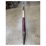 Surveying ranging rod / surveying pole, just over