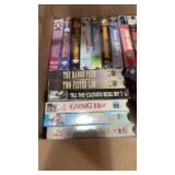 vintage classic movie and western VHS tapes,