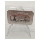 Buffalo .999 fine silver 1oz bar