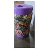 Barrel of mega blocks (full)