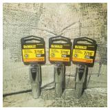New 3 pc. Dewalt Deep well 6 point sockets 7/16