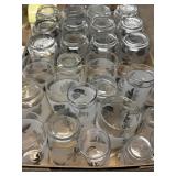 Libbey frosted drinking glasses Silver foliage,