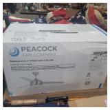 New peacock Robin led, 3blade, 52inch fan