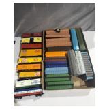 HO scale model freight and refrigerator train