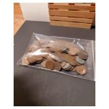 Over 100 Plus Very Old UnSorted Wheat Pennies