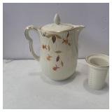 Jewel-t coffee pot and tea strainer