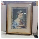 Reproduction of my favorite rabbit framed with