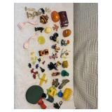 Large group of McDonaldï¿½s, Burger King toys, plus
