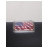 1 Ounce Colorized Copper BarAmerican Flag 1