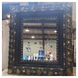 Craved wood mirror 28inx25in