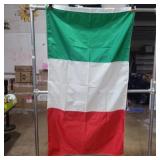Italian flag nylon 59in x 33in