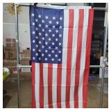 50 star American flag 58in x 34in