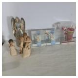 Precious Moments, Willow Tree figures, & Dunkin'
