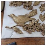 2 syroco bird plaque and 5 Hummingbird plaques