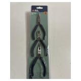 3 pc Mini plier set