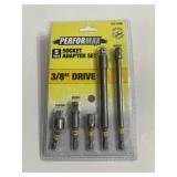 5 pc 3/8ï¿½ drive socket adapter set