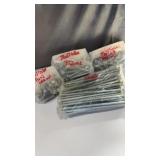 zinc-plated or galvanized steel 3/8' x 10'