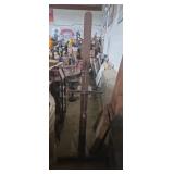 Wooden folding art easle