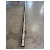 Surveyor's measuring staff, vintage