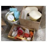 Large mix of Tupperware, some vintage, with