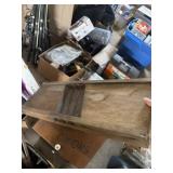 vintage or handmade 'taters n onions' storage