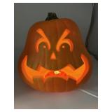 Vintage foam light up pumpkin