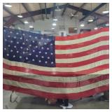 48 star fabric American flag137inx 101in does