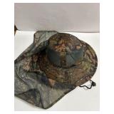 New Camouflage vented hat with neck protector
