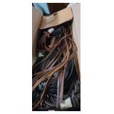 Leather strips