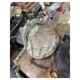 Large cast iron bell. antique cast iron