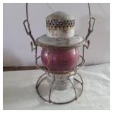 Adlake kero red railroad lantern