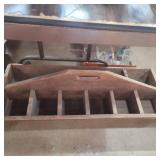 Large wood tool caddy 37.5in x 15in