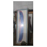 Large assortment of framed artwork and posters