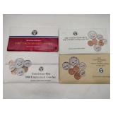 Uncirculated coin sets 1987 19881989 1990