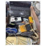 variety of vintage electronics and photography,