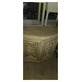 Ornate cloths hamper