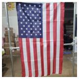 50 star American nylon flag 58in x 34 in